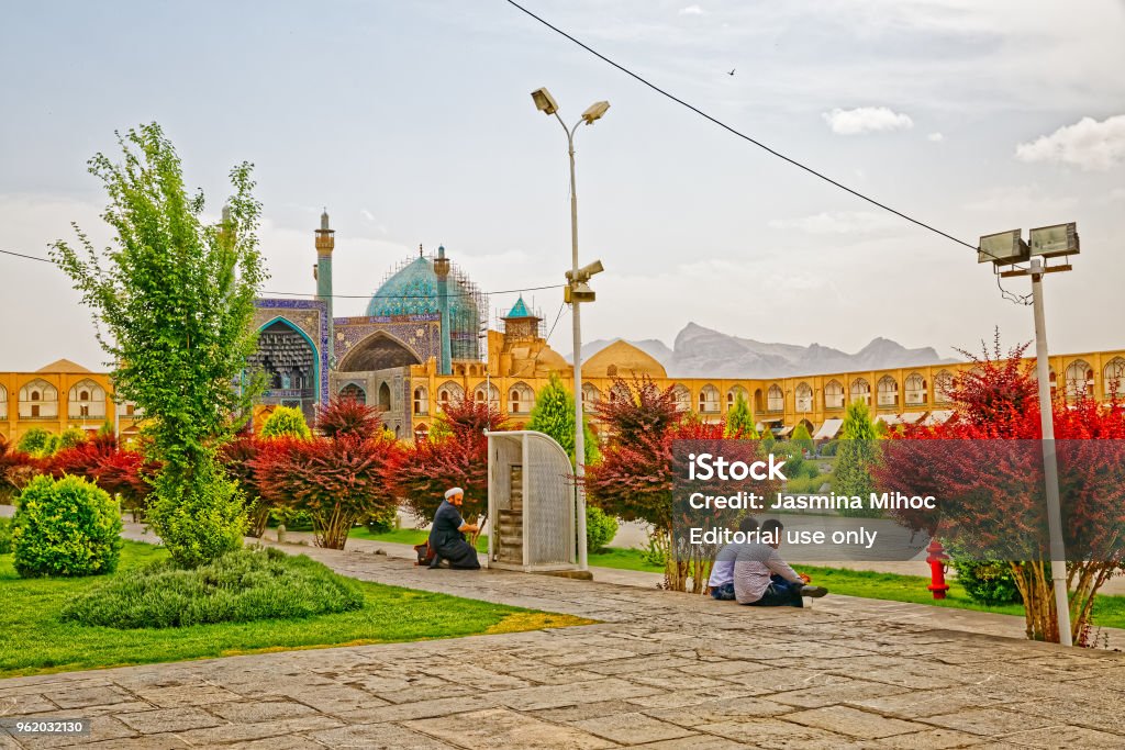 Esfahan Spring Isfahan Imam Square Stock Photo - Download Image Now - Iran ...