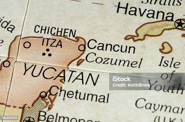 Cancun Mapy - zdjęcia stockowe i więcej obrazów Mapa - Mapa, Yucatan, Meksyk