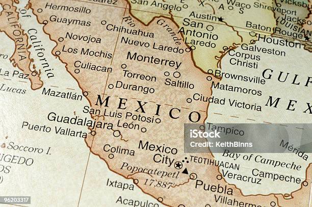 Mexico Stock Photo - Download Image Now - Mexico, Map, Mexico State