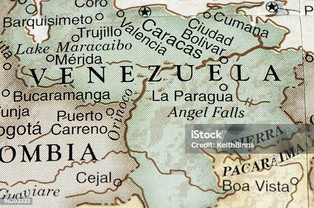 Venezuela Stockfoto und mehr Bilder von Karte - Navigationsinstrument - Karte - Navigationsinstrument, Venezuela, Amerikanische Kontinente und Regionen