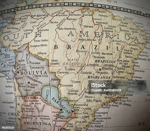 Brazylia - zdjęcia stockowe i więcej obrazów Mapa - Mapa, Brazylia, Ameryka Południowa