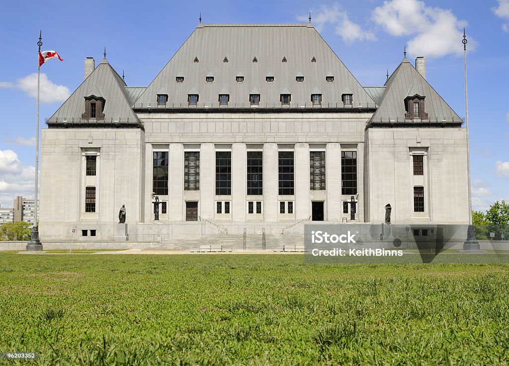 Supremo Tribunal do Canadá - Royalty-free América do Norte Foto de stock