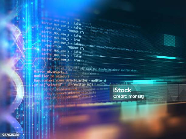 Programming Code Abstract Technology Background Of Software Developer ...