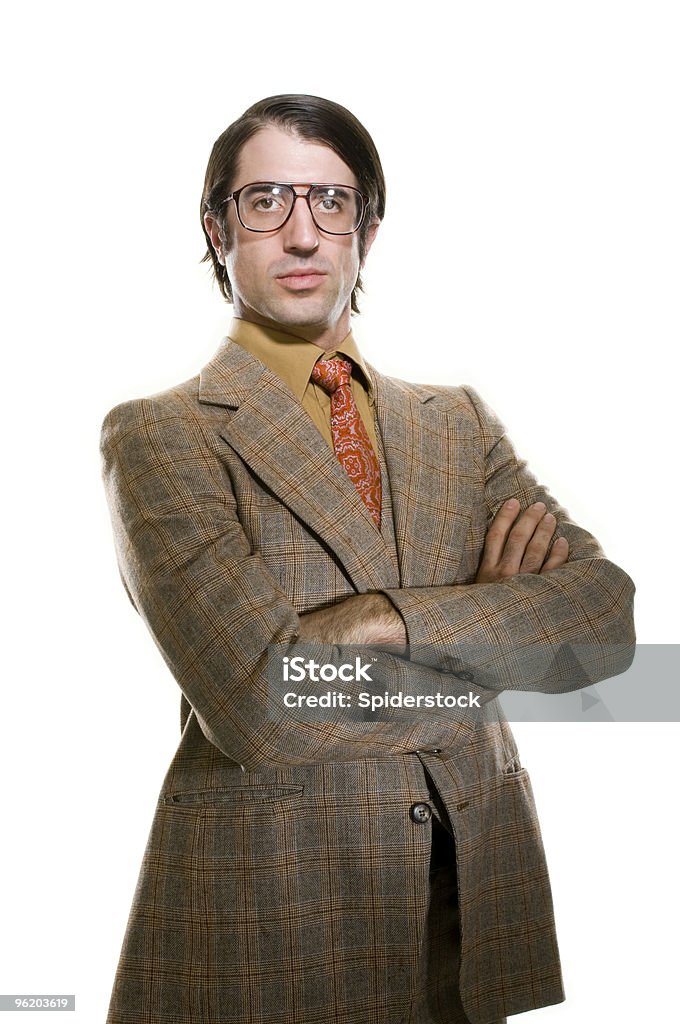 Businesman retrò - Foto stock royalty-free di 1970-1979