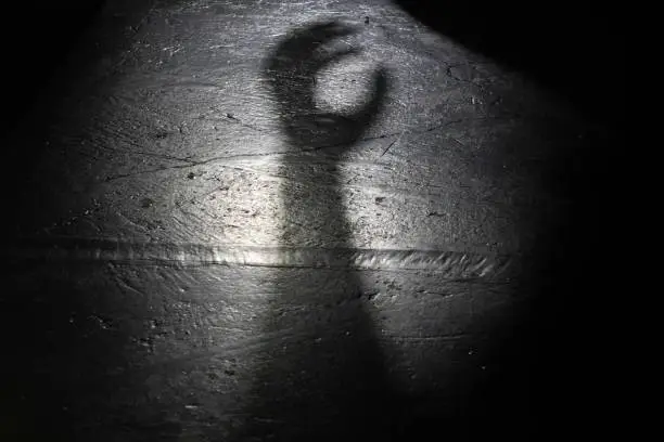 Shadow of a monster’s arm