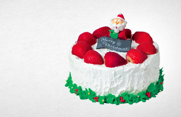 istock cake or christmas snowmen cake on a background 962049594