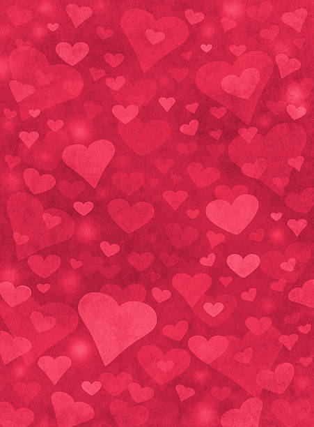 Red Hearts  valentines background stock illustrations