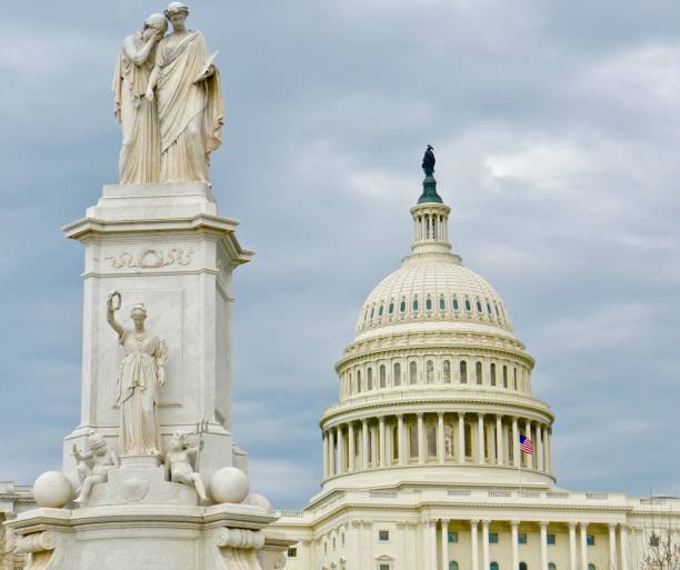 istock Peace Monument and U.S. Capitol building in Washington, DC 962055366