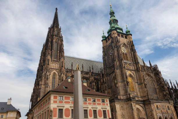 Cathedral of St. Vita, Prague, Czech Republic stock photo