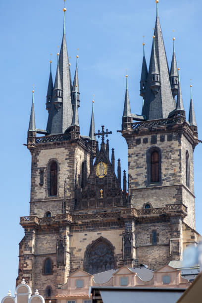 Church of the Virgin Mary in front of the Tyn, Prague, Czech Republic stock photo