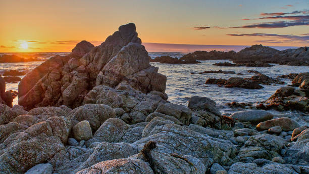 istock Sunset view from the beach at Monterey California 962061890