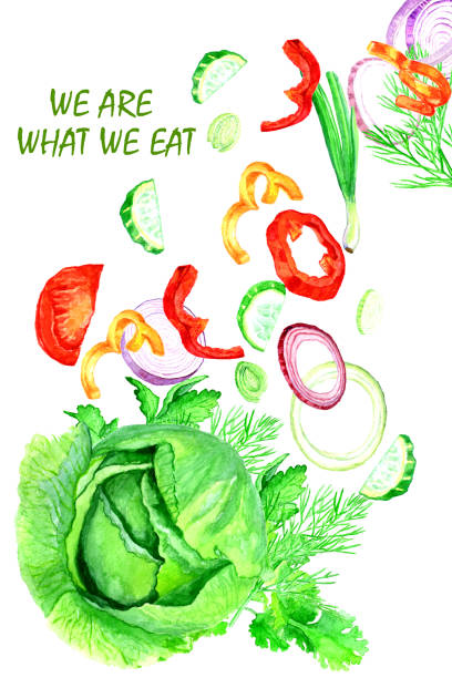 istock we are what we eat-motivational poster or banner.Healthy eating concept. 962064722