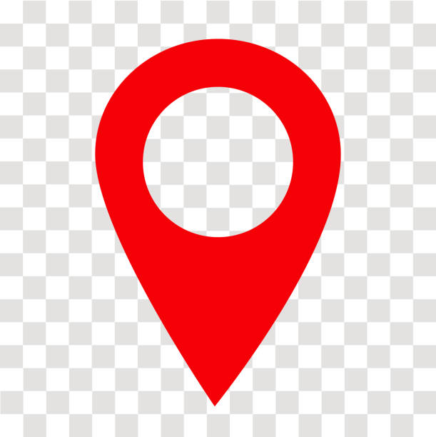 location pin icon on transparent. location pin sign. flat style. red location pin symbol. map pointer symbol. map pin sign. location pin icon on transparent. location pin sign. flat style. red location pin symbol. map pointer symbol. map pin sign. position stock illustrations