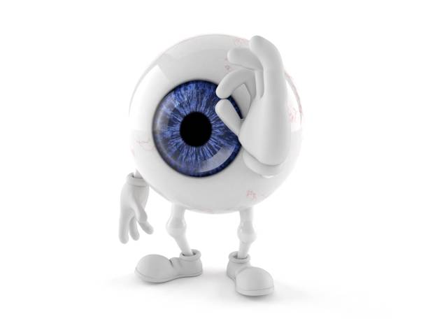 istock Eye ball character with ok gesture 962070654