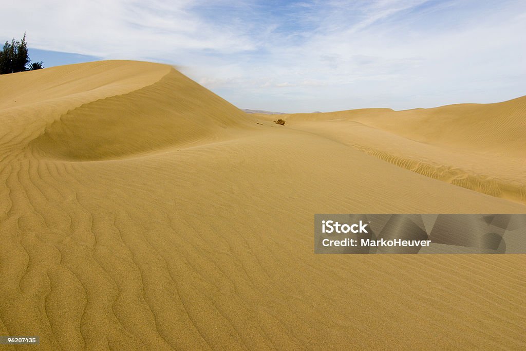 Sand dunes of Maspalomas  Atlantic Islands Stock Photo