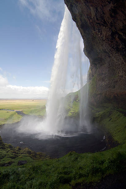 Seljalandsfoss in Iceland stock photo