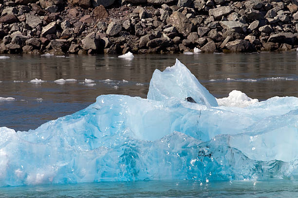 Melting iceberg stock photo