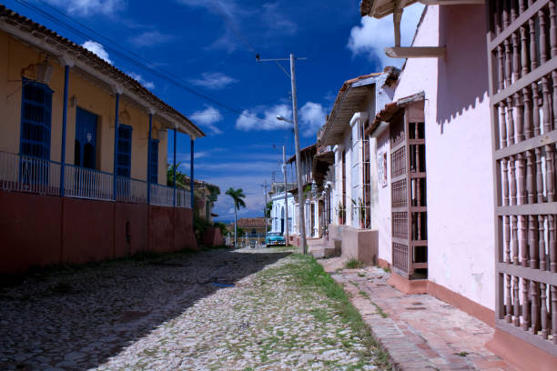 istock Typical Cuban street on sunny day 962075922