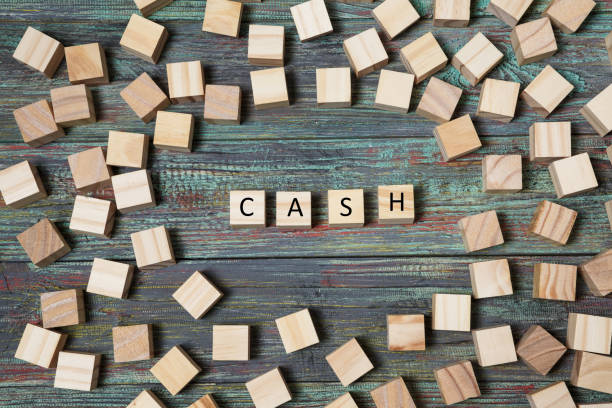 istock Word CASH on wooden cubes, selective focus. 962077414