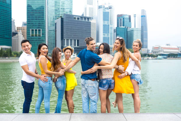 istock Friends having fun in the city 962080738
