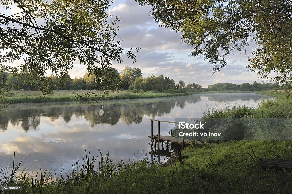 Dawn on the river  Beauty In Nature Stock Photo