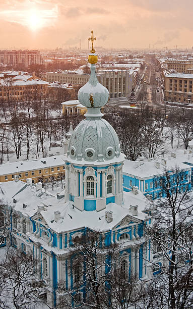 istock Sunset over St. Petersburg 96208123
