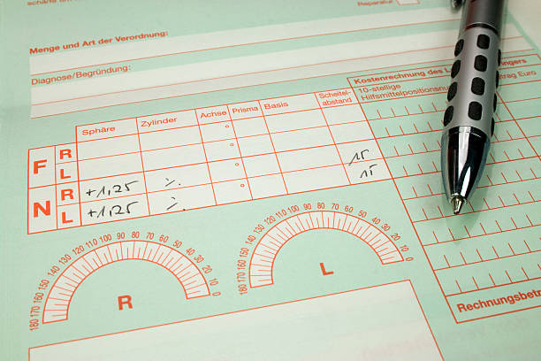 istock German prescription for eyeglasses 96208203