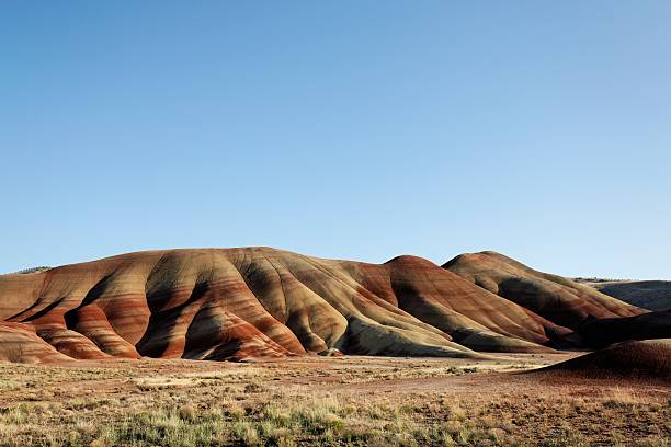 istock Painted hills land formation in a high desert landscape 96208278