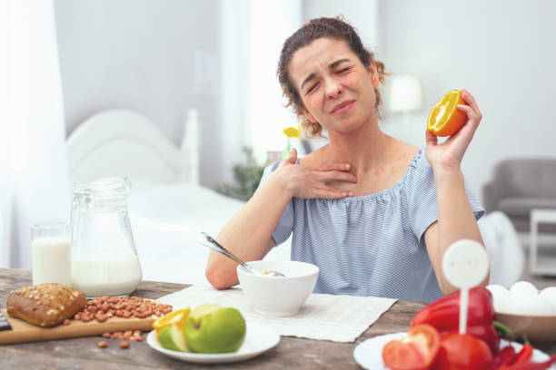 istock Young woman experiencing a citrus allergy 962086078