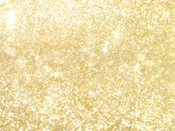Gold pearl sequins, shiny glitter background 2