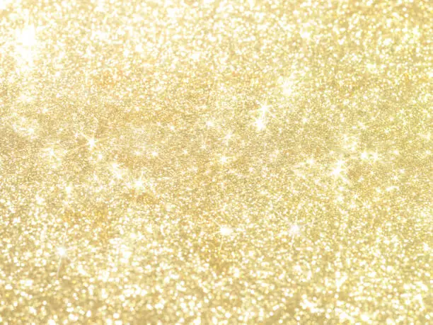 Photo of Gold pearl sequins, shiny glitter background 2