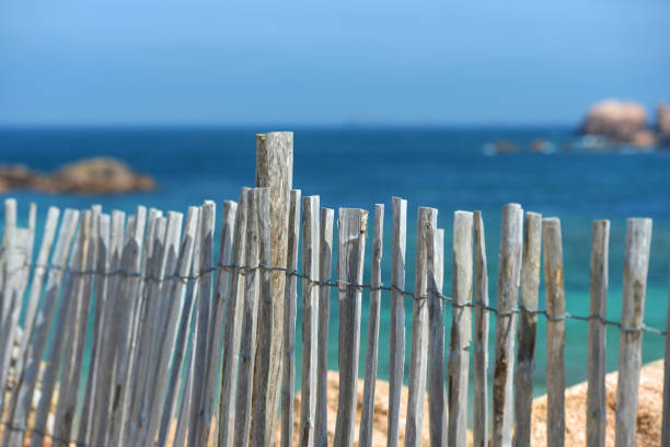 istock Tregastel beach fence 962103364