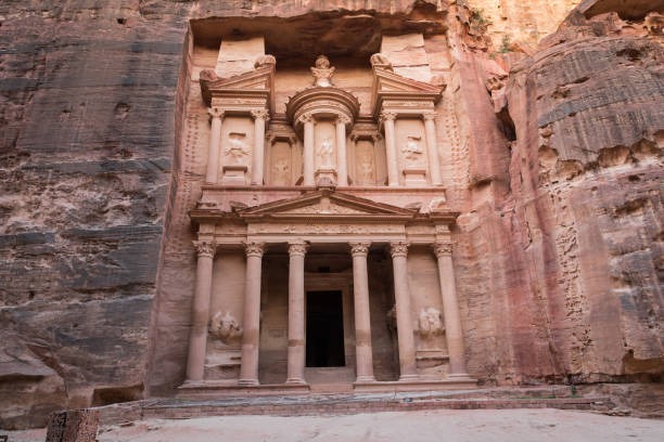 istock Ancient temple in Petra, Jordan 962107658
