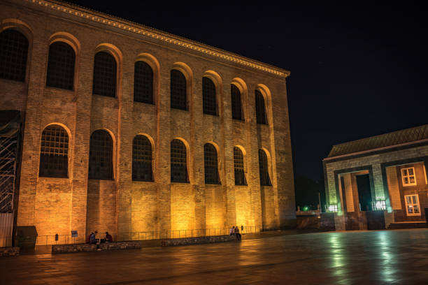 istock Night shot of buildings Trier 962113416
