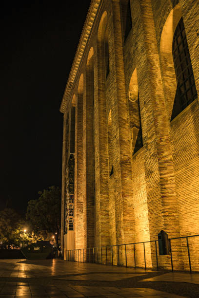 istock Night shot of buildings Trier 962117224