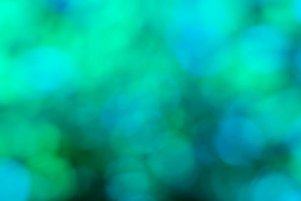 Blue and green natural bokeh background