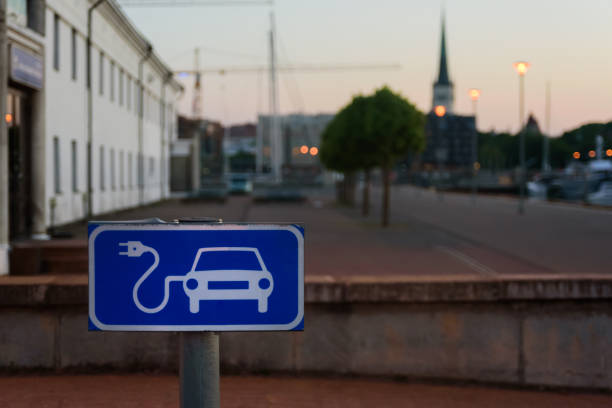 istock Electric charging station in Estonia 962134746