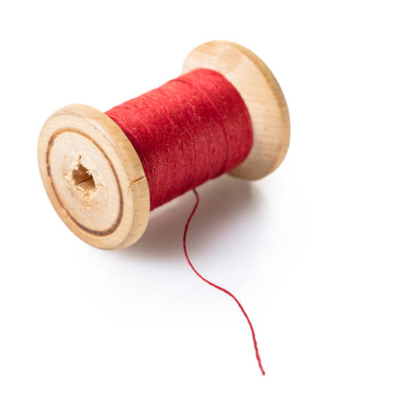 Spool Of Red Thread Stock Photo - Download Image Now - Close-up, Clothing,  Colors - iStock