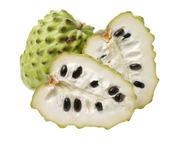 istock Custard apple isolated on white background,annona 962137050