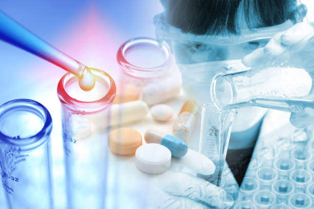 Image of research worker at the lab