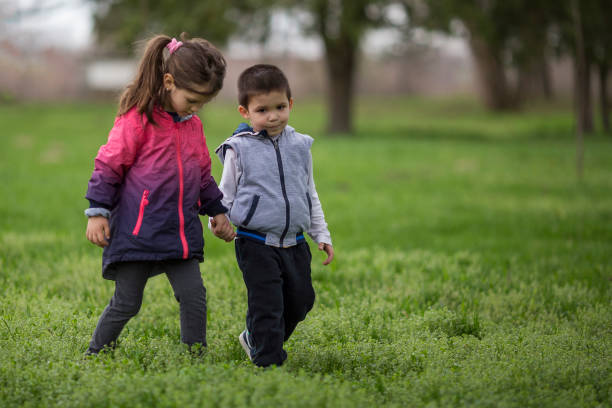 istock Children friendship in a childhood 962148152