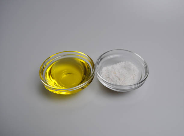 istock olive oil, sunflower seeds, nuts and salt 962152220