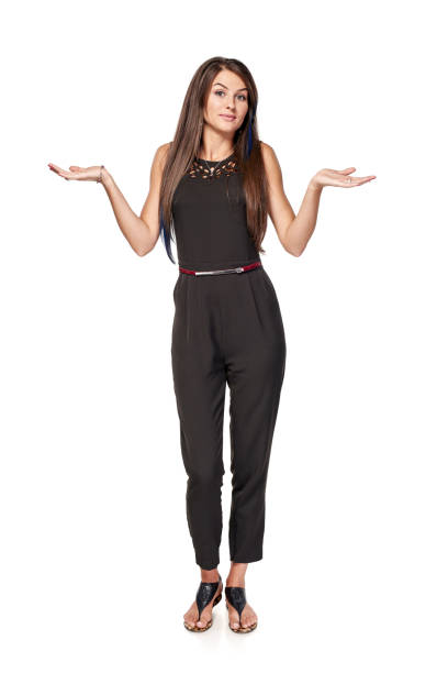 istock Doubtful woman shrugging shoulders 962166622