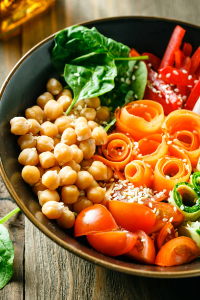 istock Buddha bowl, healthy and balanced food. 962167112