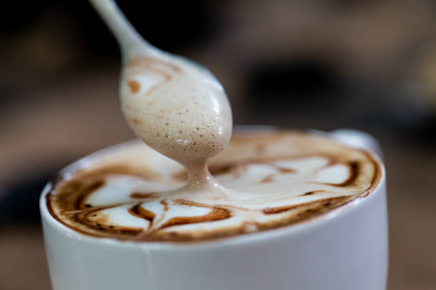 istock Backgrounds of Latte coffee. 962179894