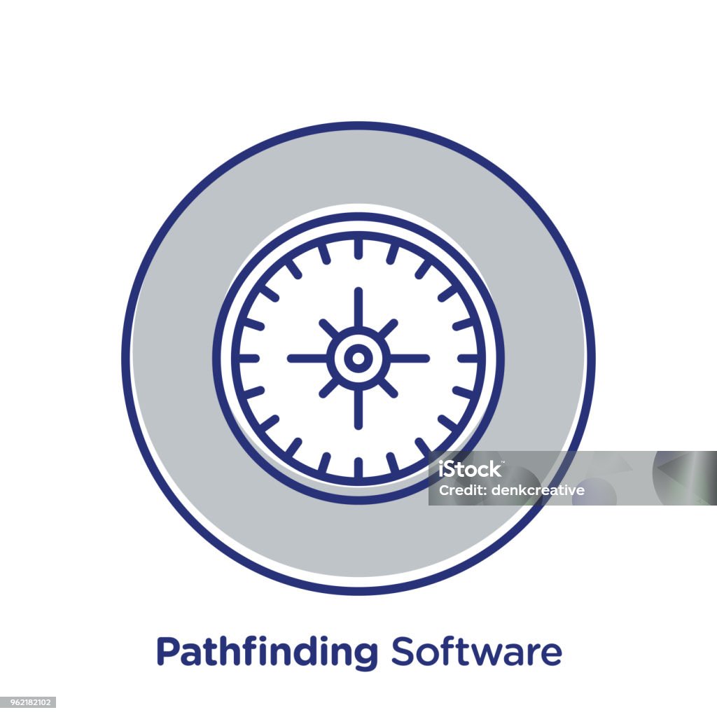 Pathfinding Application Stock Illustration - Download Image Now ...
