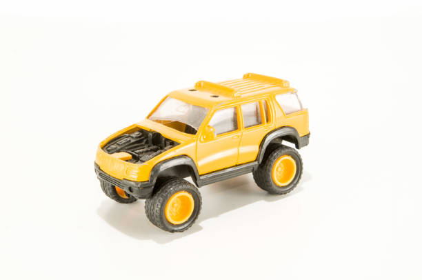 Close-up of toy car
