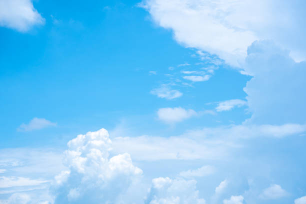 Sky blue and cloud on summer in daytime is beauty