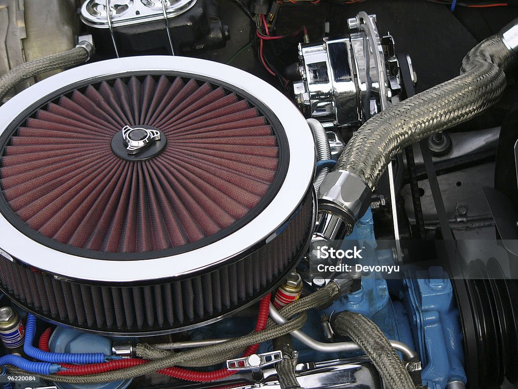 Motor de Carro - Royalty-free Bomba de Ar Foto de stock