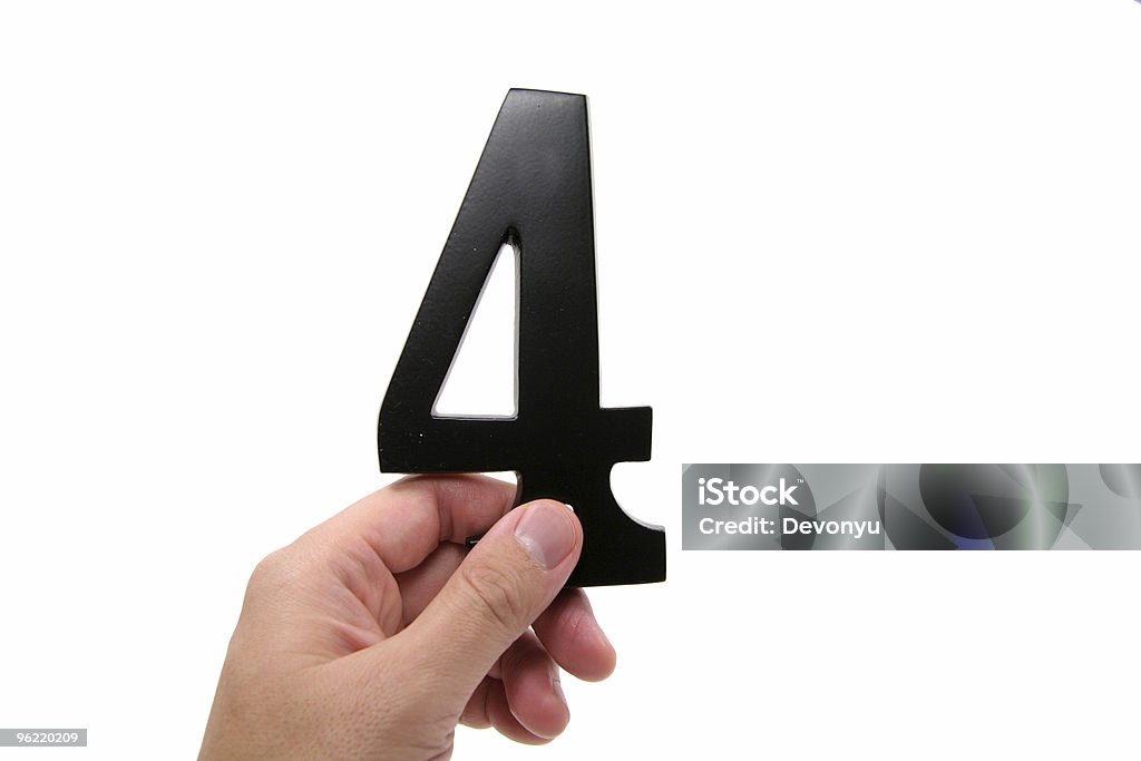 hand holding number 4  Adult Stock Photo